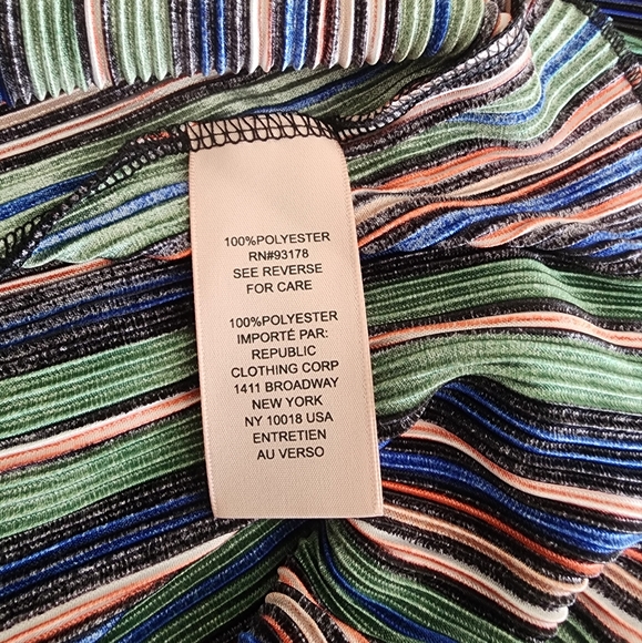 Philosophy new colorful multi-stripe top S - Picture 3 of 5